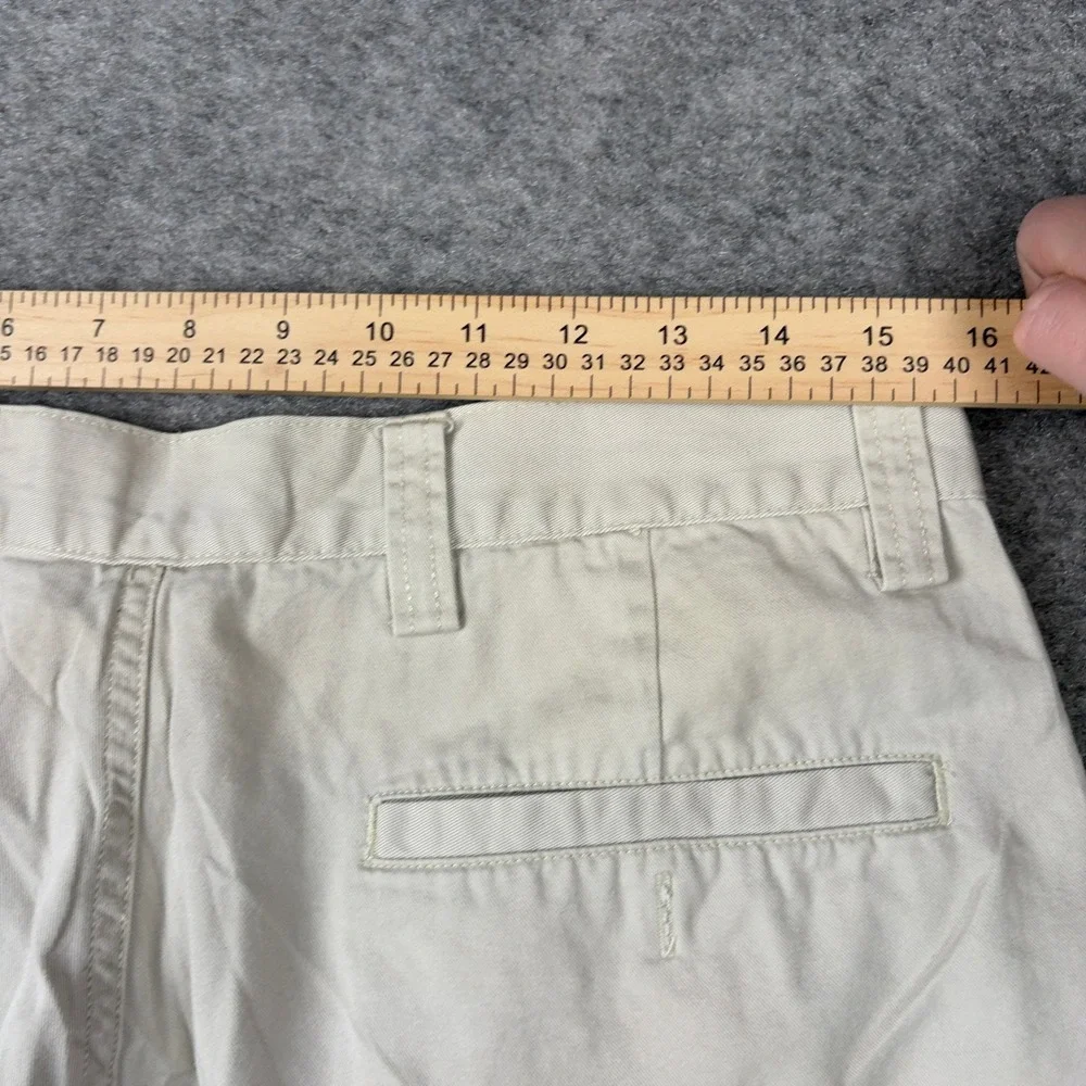 Arizona‎ Chino Shorts Mens 34 Beige Pleated Front Cotton Casual Summer Khaki Y2K
